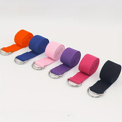 6pcs 73 2Inch Yoga Elastic Straps With D ring Buckle
