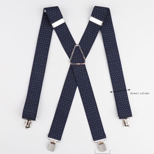 Suspenders For Men Set Adjustable 1 37 Inch Wide X Shape Wedding Suit Accessorie