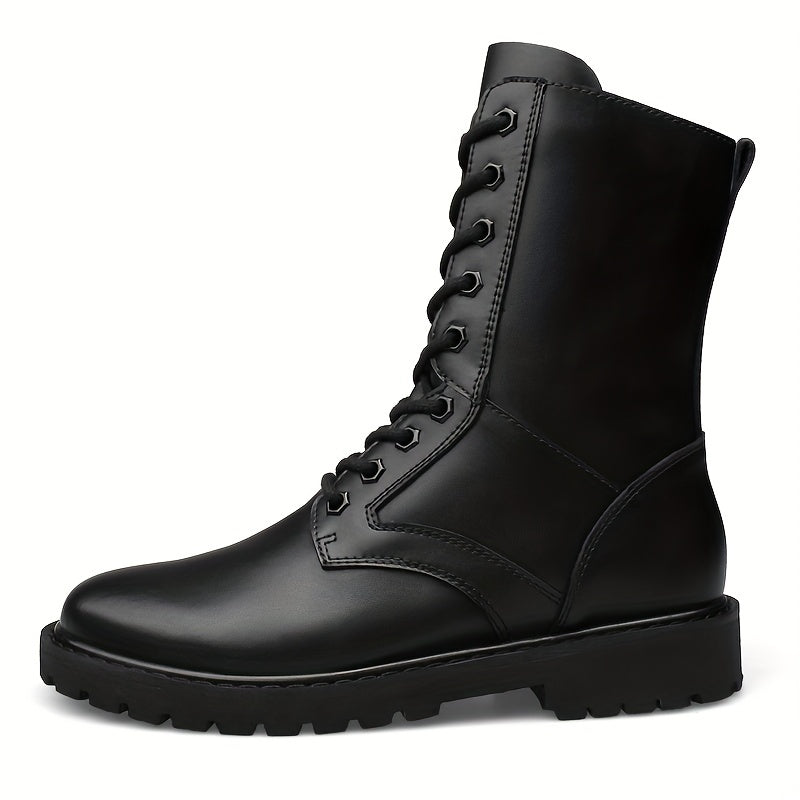Men's Lace Up High Top Riding Boots