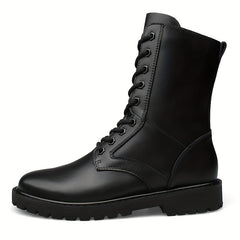 Men's Lace Up High Top Riding Boots