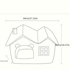 Warm & Comfy Cat Bed - Foldable Design