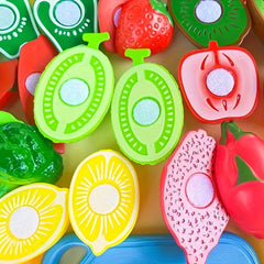 Fruit & Vegetable Chopping Toy Set for Kids