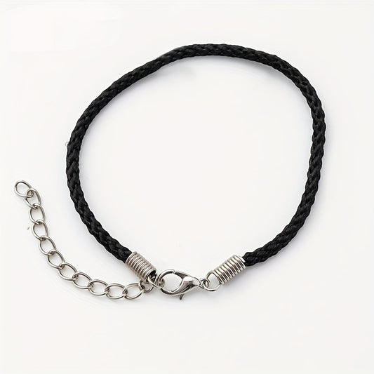 1pc Braided Solid Sports Bracelet Outdoor Couple Wristband