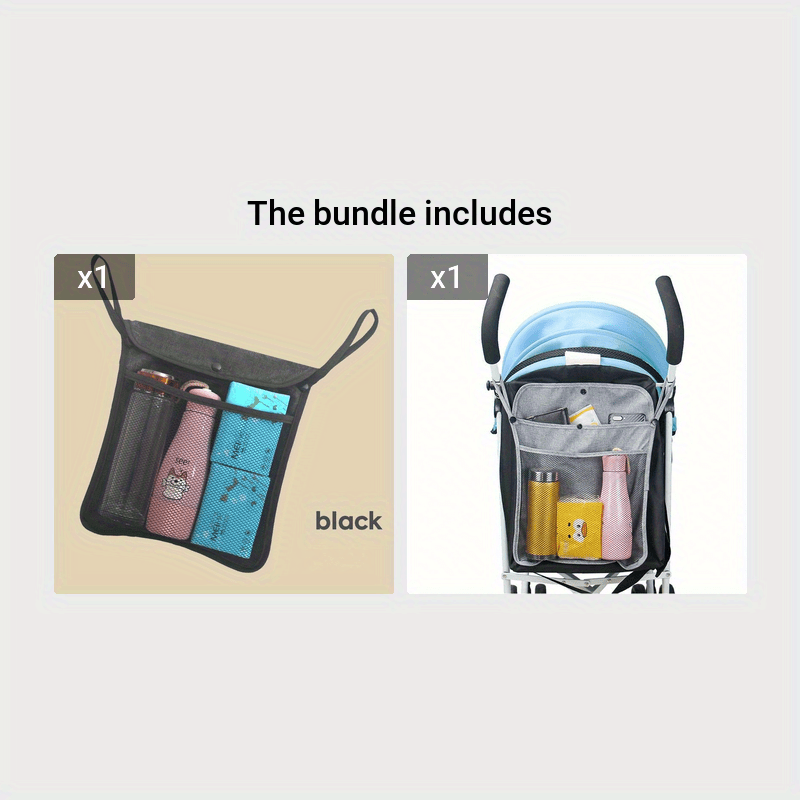 Universal Stroller Storage Hanging Bag - Ideal for Baby Bottles Keys Toys