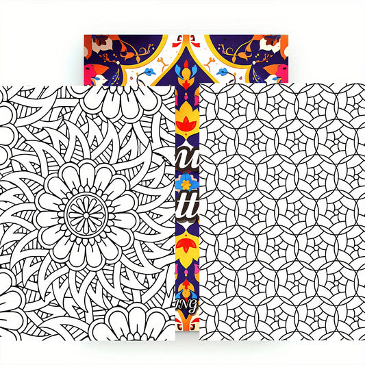 Adult Coloring Book Patterns: Ideal Gift for Friends & Family