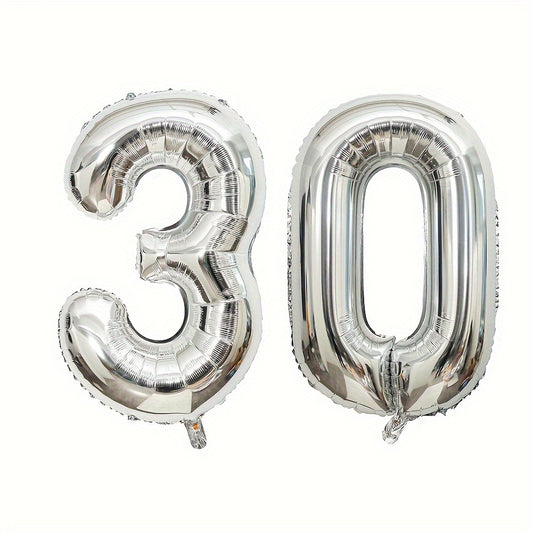 2pcs 81 28 Cm Number Foil Balloons Birthday Party Decor Supplies
