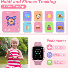 Kids' Smartwatch Music Alarm Clock Flashlight 32 Games Birthday Gift
