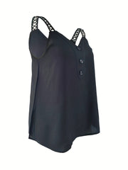 Casual Cami Top Lace Strap Sweetheart Neck