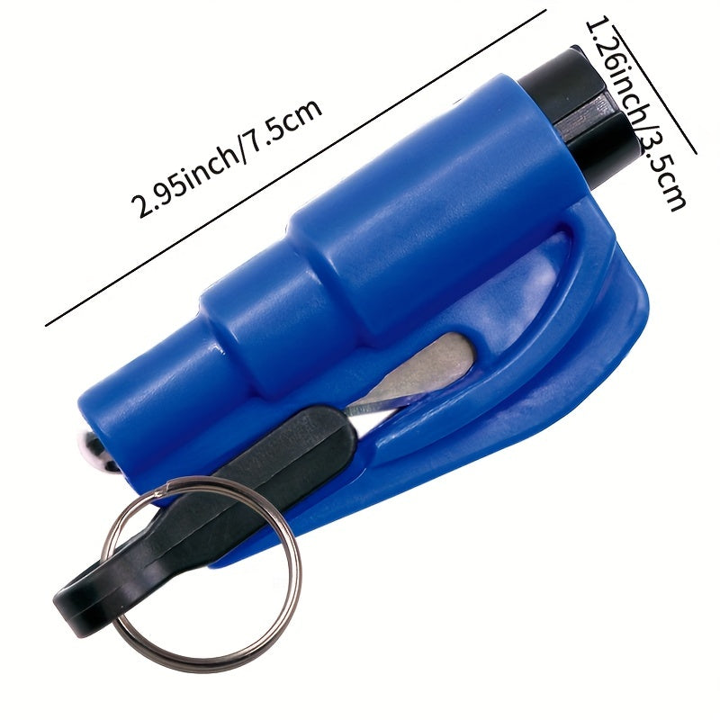Portable Rescue Tool Keyring Seatbelt Cutter Window Breaker Emergency Hammer