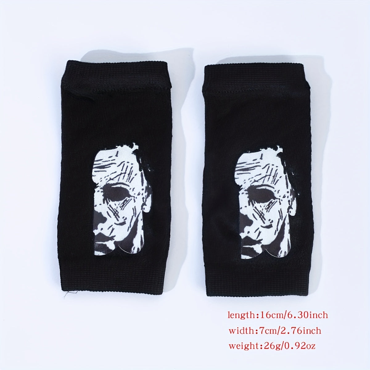 Funny Face Y2K Fingerless Gloves for Women