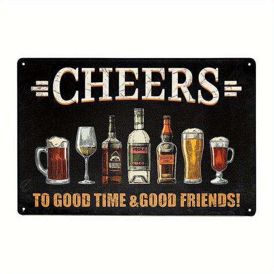 Bar Wall Decor Beer Signs Metal Tin Sign For Patio Backyard Pool Home Art