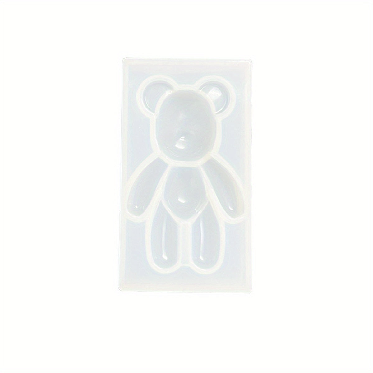 3D Bear Pendant Keychain Resin Mold Jewelry Silicone Molds