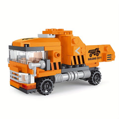 Dump Truck Building Blocks Set - Creative Engineering Vehicle Toy