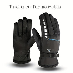 Winter Outdoor Skiing Gloves Windproof Riding Gloves