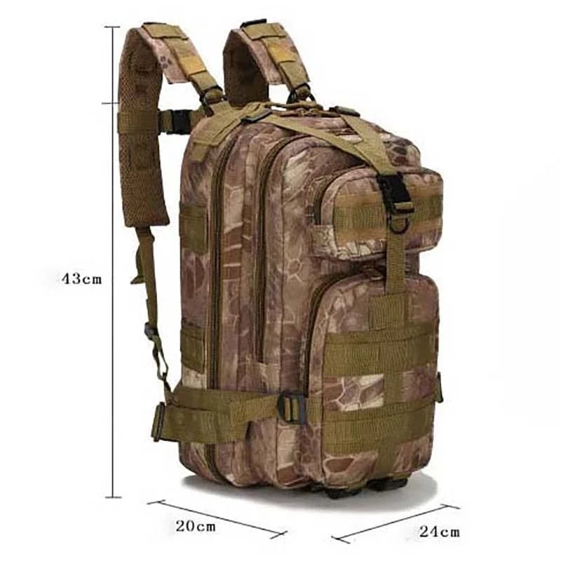 40L Waterproof Military Backpack 1000D Nylon Rucksack