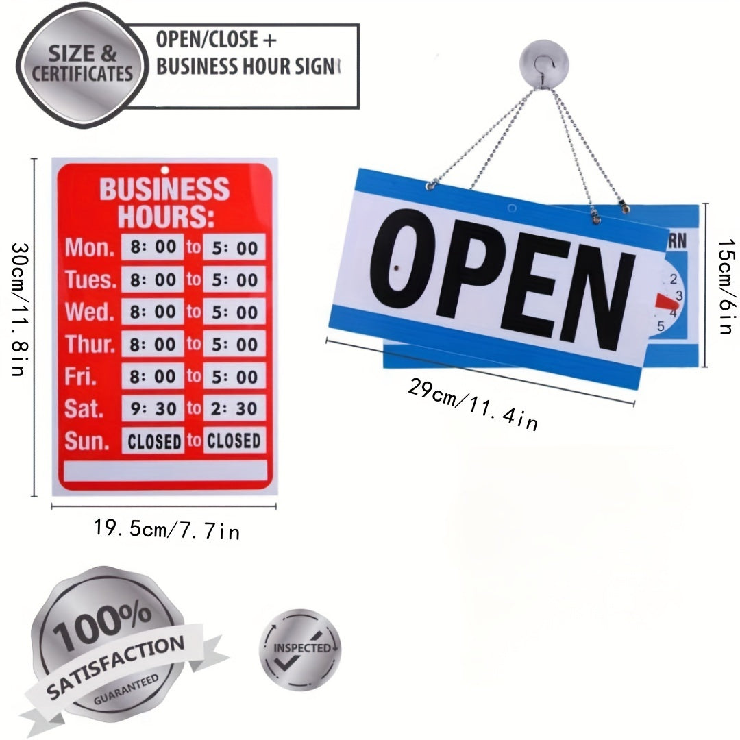 Open/Closed Sign for Business Stores Restaurants Bars Salons