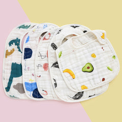 Soft 6 Layer Gauze Bib for Newborns