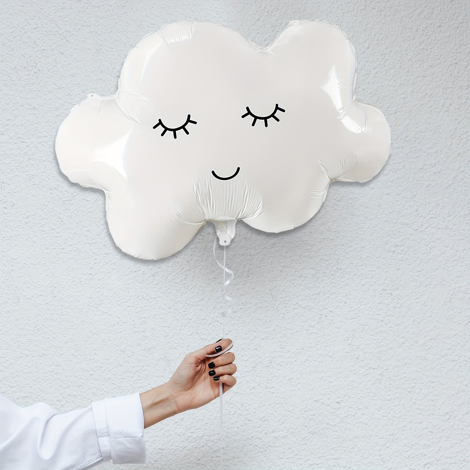 4 Cloud Mylar Smiling Face Balloons Baby Shower Wedding Decor