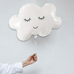 4 Cloud Mylar Smiling Face Balloons Baby Shower Wedding Decor