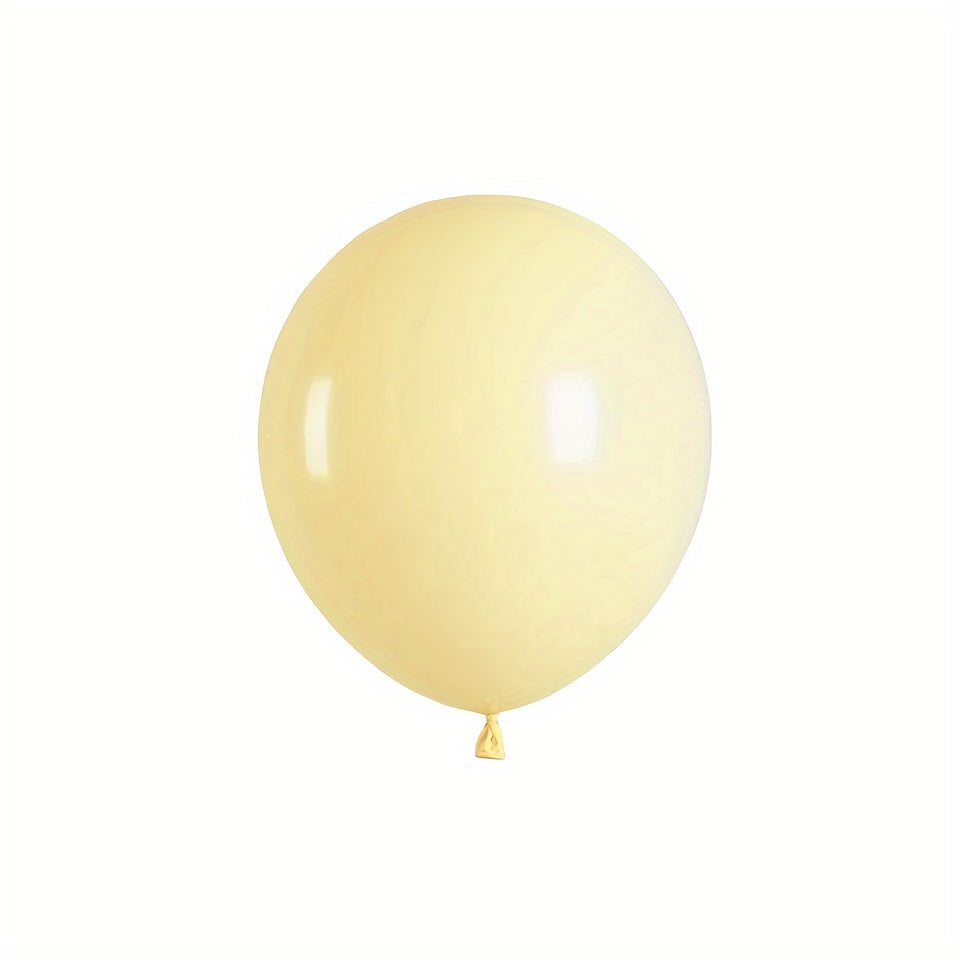 50pcs Macaron Latex Party Balloon 12 7 Cm with Ribbon