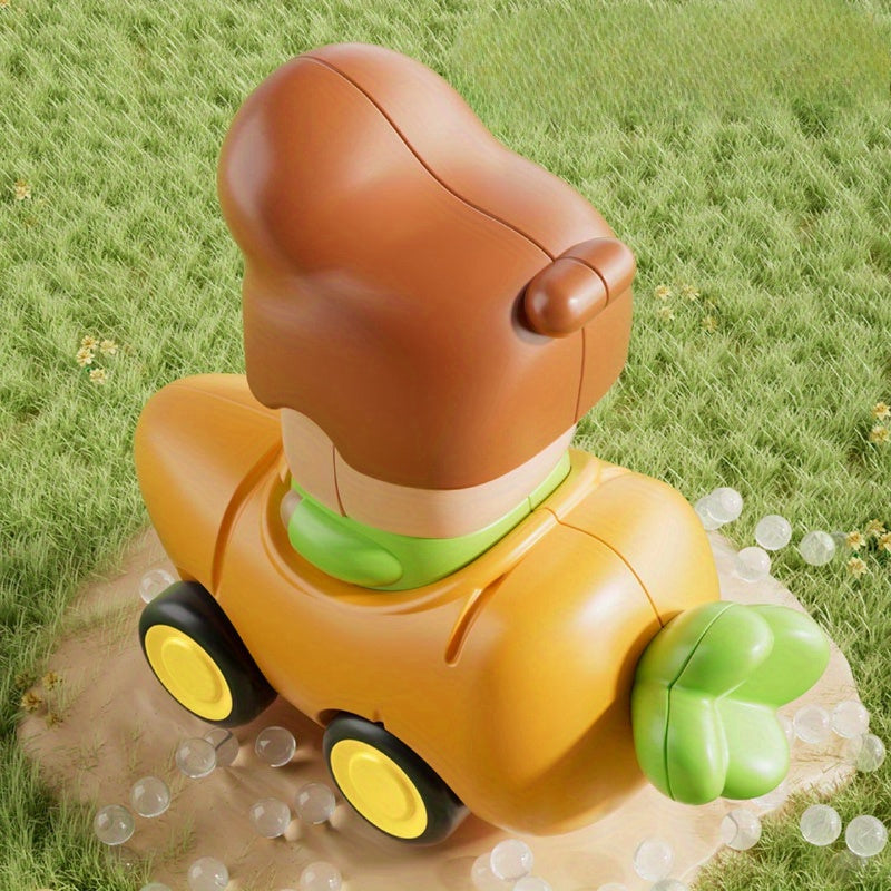 Fruit Theme Cartoon Car Toy Set Mini Push Inertia Pull Back Sliding Cars