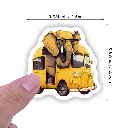 500pcs Elephant Stickers Scrapbook Journal Laptop Bumper Skateboard Cartoon