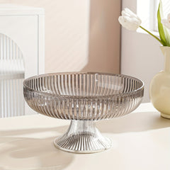 Transparent Fruit Bowl Serving Tray for Home Decor Wedding