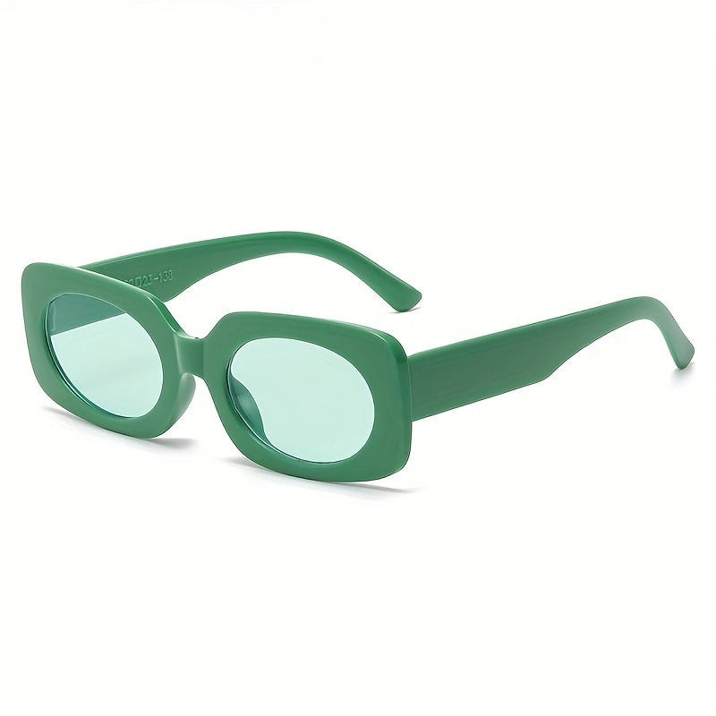 Y2K Rectangle Sunglasses UV400 Anti Glare Glasses for Men Women