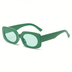 Y2K Rectangle Sunglasses UV400 Anti Glare Glasses for Men Women
