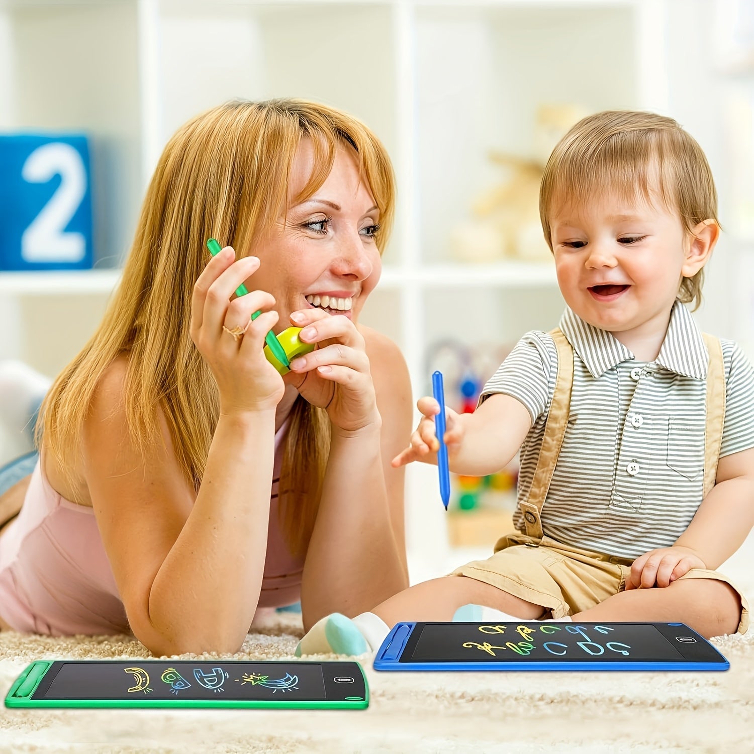 AHEYUAN 4 Colors 21 59cm LCD Toy for Kids Erasable & Reusable