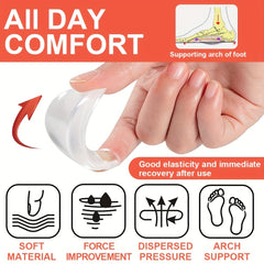 Silicone Arch Support Insoles for Flat Feet