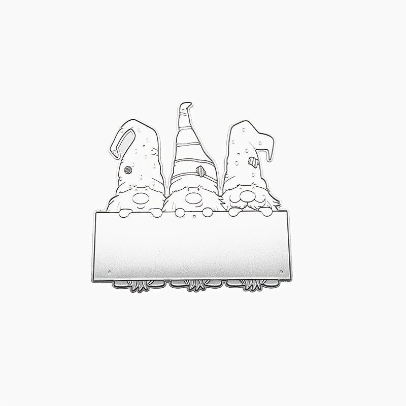 Santa Claus Embossed Mold DIY Scrapbooking Metal Cutting Stencils Christmas Dies
