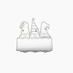 Santa Claus Embossed Mold DIY Scrapbooking Metal Cutting Stencils Christmas Dies