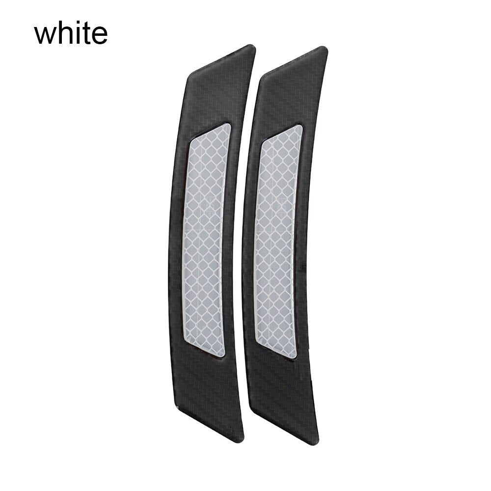 2pcs Carbon Fiber Car Wheel Eyebrows Edge Protection Strip