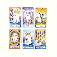Outdoor Camping Little Ghost Tarot Card Game 1pc