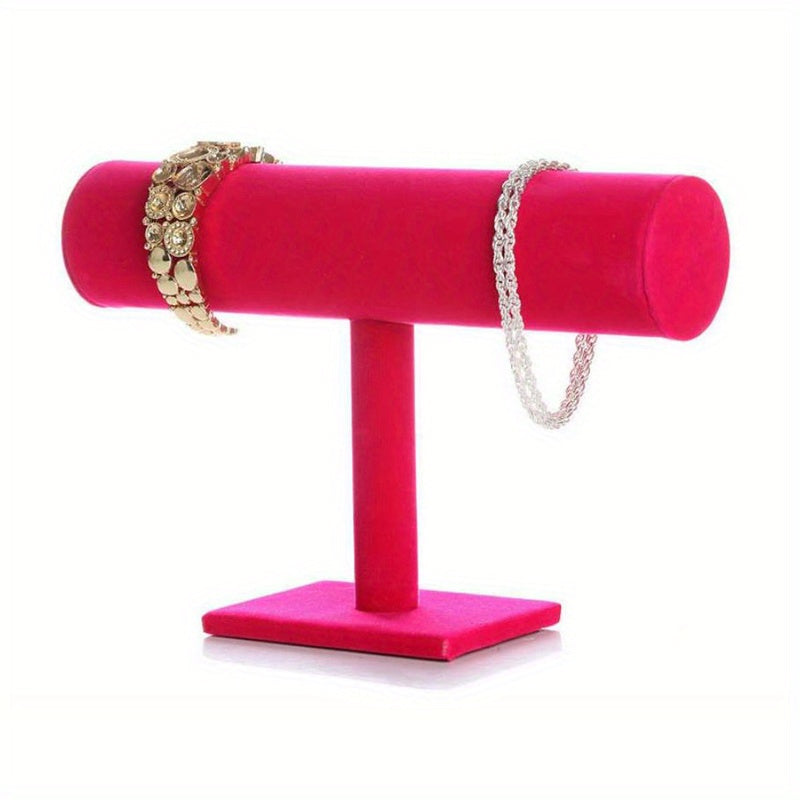 Single Layer Suede Bracelet Head Flower Watch Jewelry Display Rack