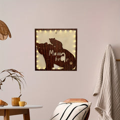 LED Creative Wooden Board Butterfly Series Hanging Light