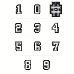 11 Pcs Numbers Pattern Shoe Charms For Clogs Sandals PVC Shoe Decorations