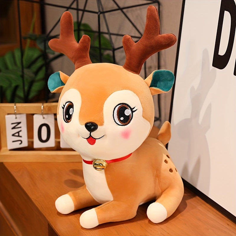 Christmas Deer Doll Plush Pillow Home Decoration