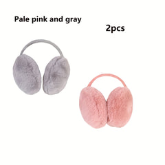 25th Anniversary Women's Plush Winter Earmuffs - Ideal for Students