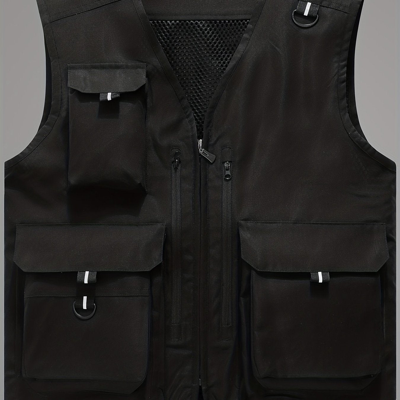 Men's Summer Outdoor Vest Breathable Zip Up & Thin Sleeveless Jacket