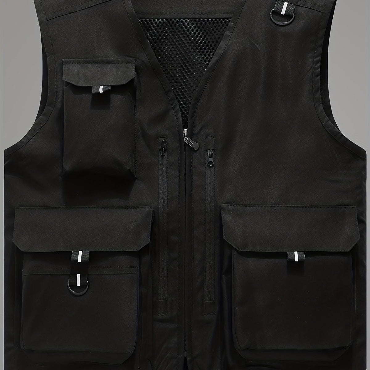 Men's Summer Outdoor Vest Breathable Zip Up & Thin Sleeveless Jacket
