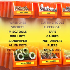 22pcs Toolbox Organization Stickers Label Reminder Tips