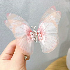 Baby Girls Butterfly Hair Clips Headwear Accessories For Party