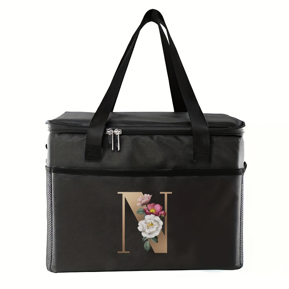 Insulated Canvas Lunch Bag Leakproof Reusable Thermal Tote