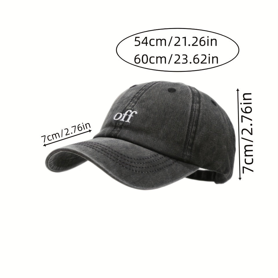 Embroidered Baseball Cap for Men and Women