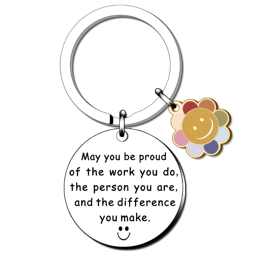 Inspirational Words Print Keychain - Gift Idea