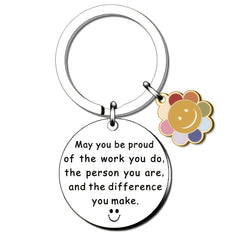 Inspirational Words Print Keychain - Gift Idea