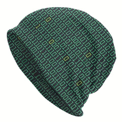 The Matrix Green Beanies for Autumn & Spring, Unisex Beanie Hats