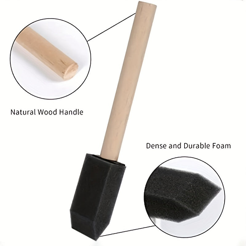 20 Foam Paint Brushes for Painting and Staining